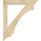 Ekena Millwork Imperial Traditional Rough Sawn Bracket w/ Offset Brace, Douglas Fir, 6"W x 34"D x 40"H BKT0604X34X40IMP01RDF - alternate 2